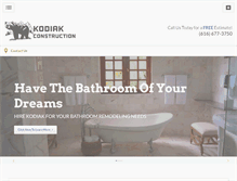 Tablet Screenshot of kodiakconstruction.net
